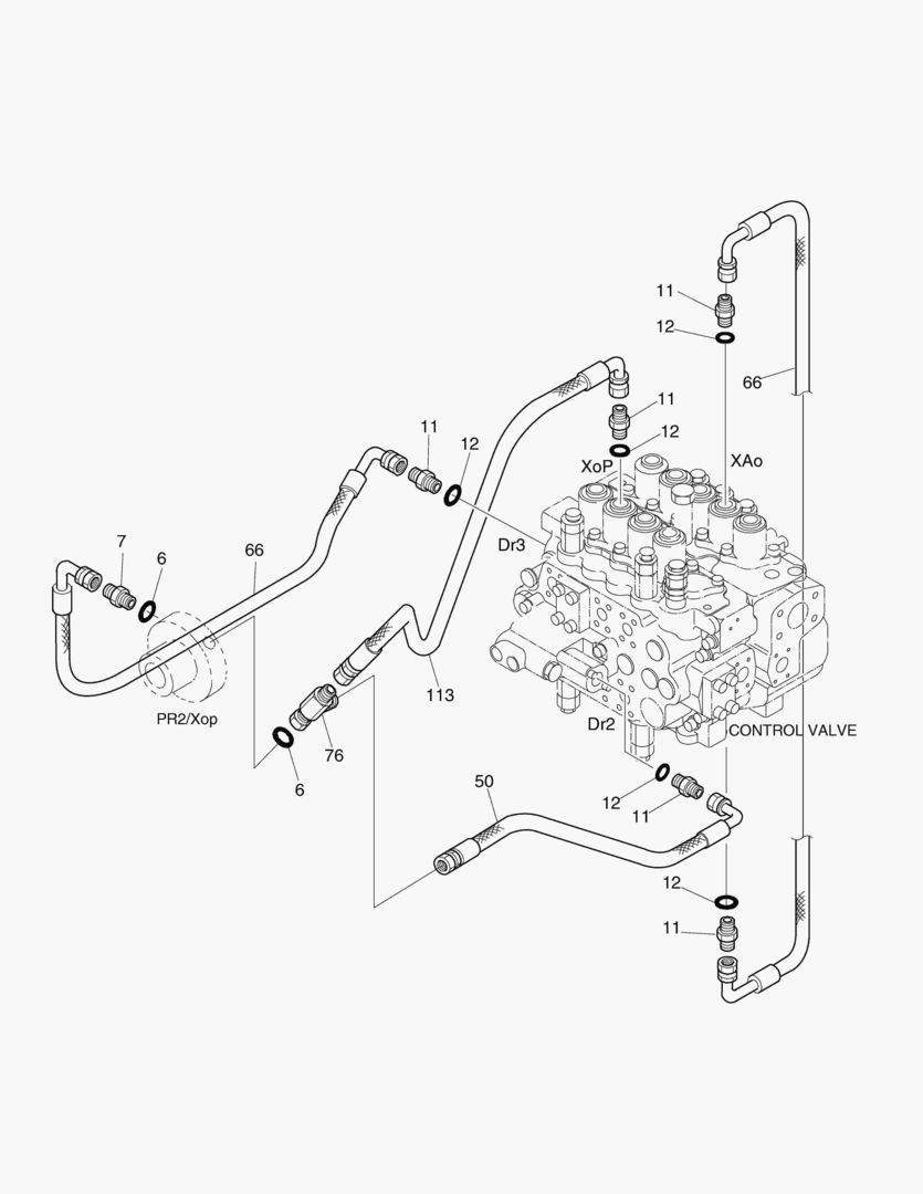 ТРУБОПРОВОД СЕРВОУПРАВЛЕНИЯ(8)