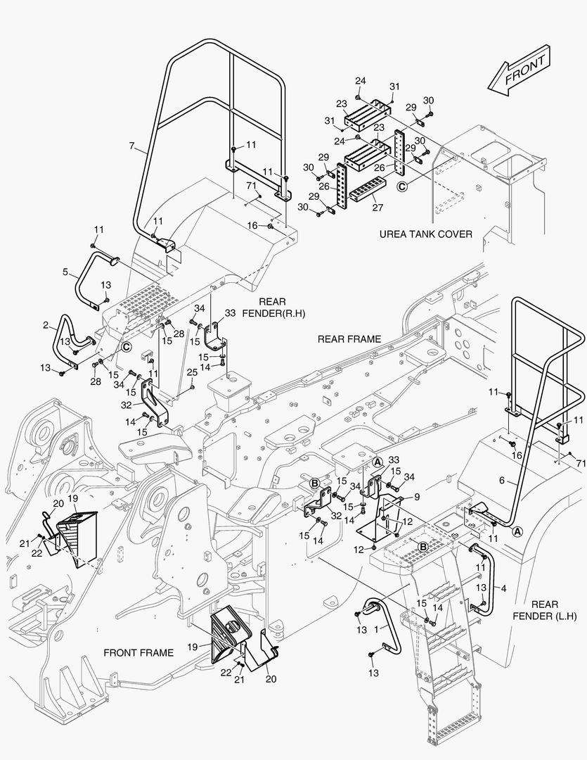 1590 FENDER & LADDER