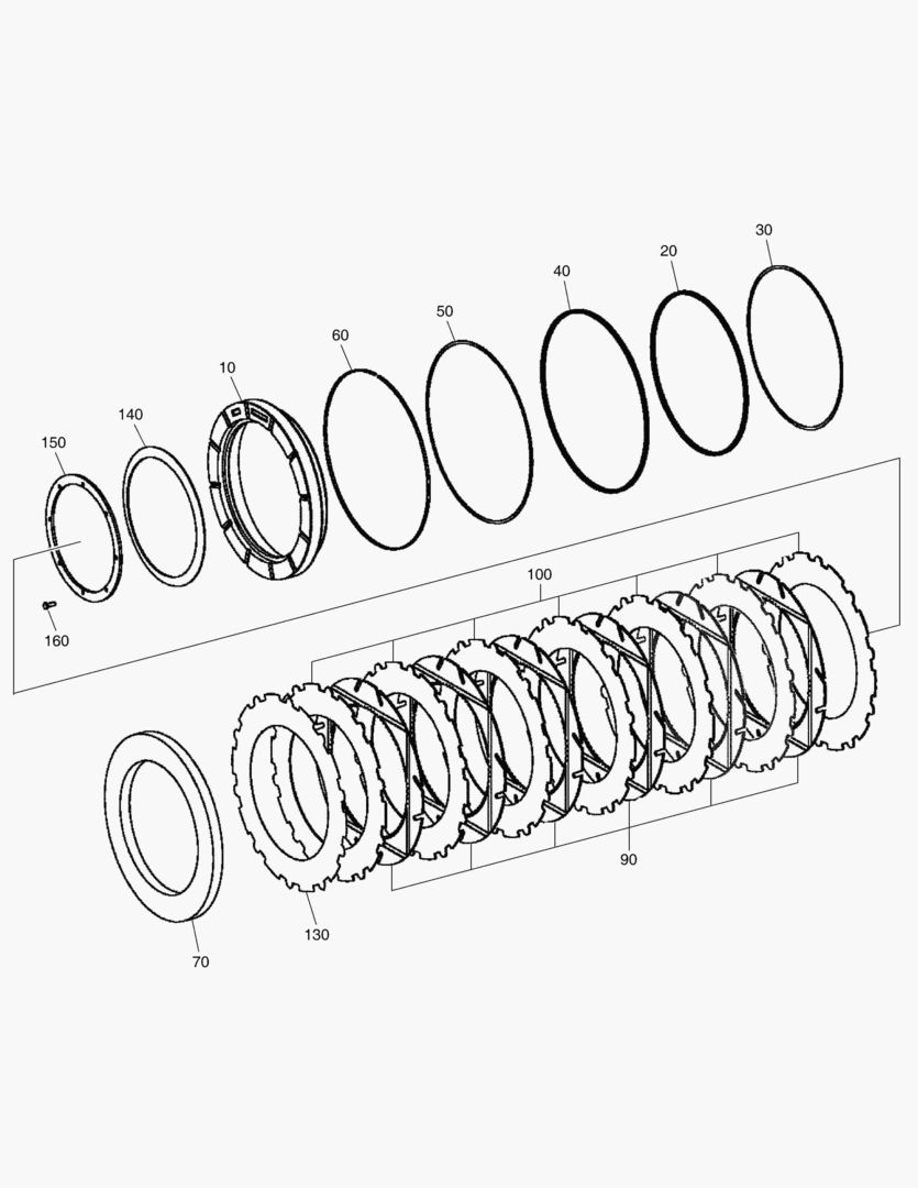 3830 BRAKE - REAR AXLE(OPEN) [10079~]
