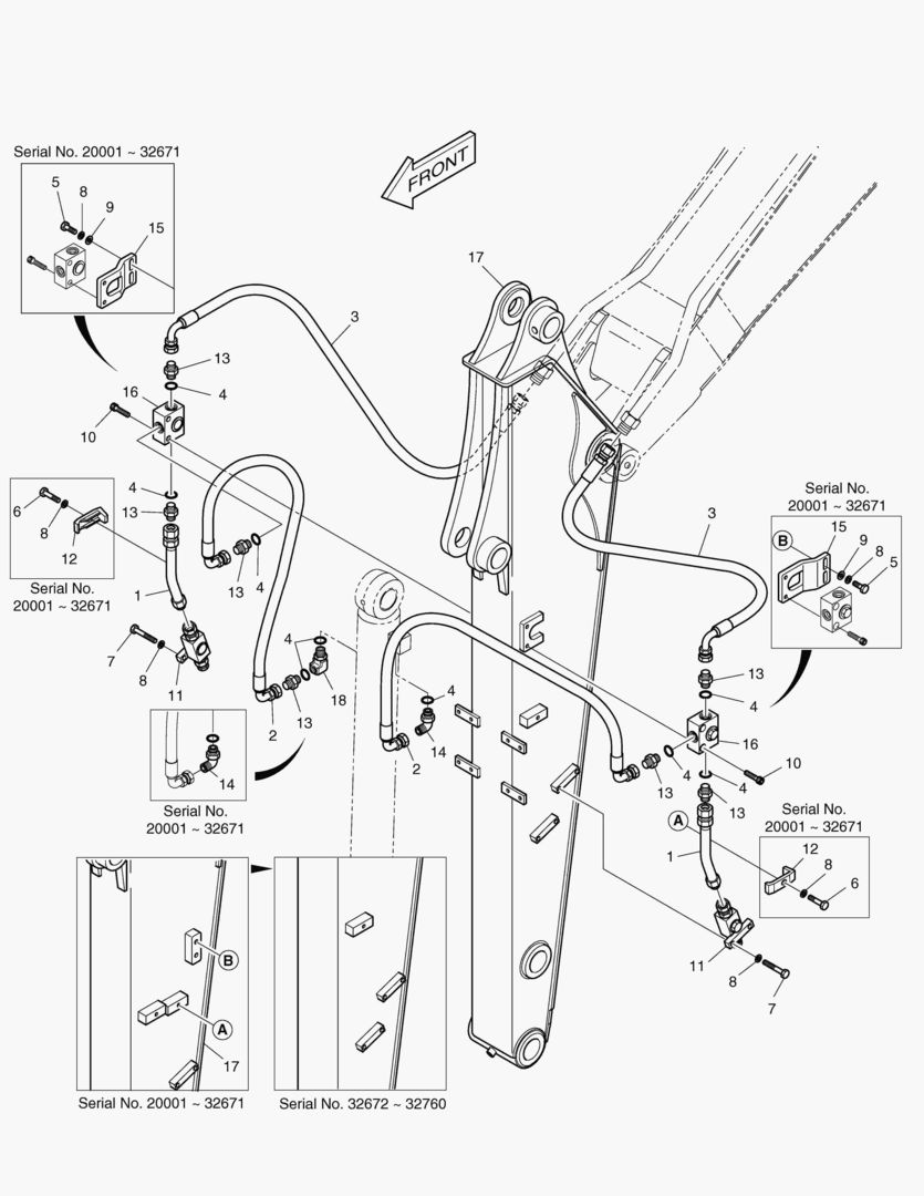 ТРУБОПРОВОД ГРЕЙФЕРНОГО КОВША