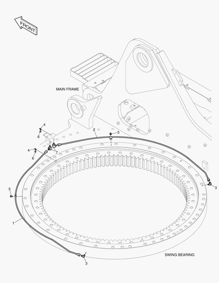 ТРУБОПРОВОД СМАЗОЧНОЙ СИСТЕМЫ