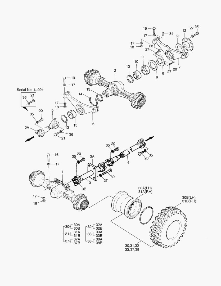 1152 AXLE & DRIVE SHAFT ASS`Y-GRAZIANO