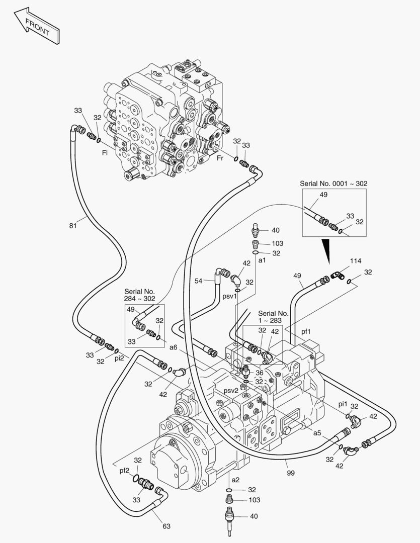 ТРУБОПРОВОД СЕРВОУПРАВЛЕНИЯ(8)
