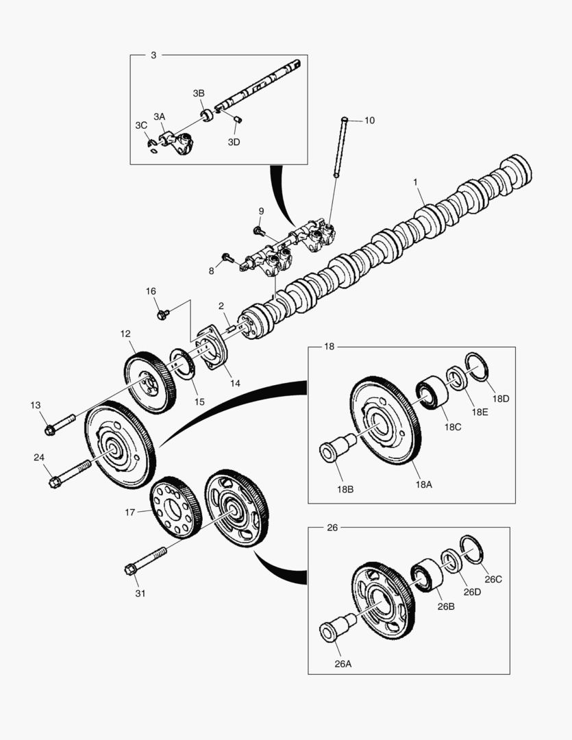 Спецтехника G011-130 CAMSHAFT DRIVE - главное фото