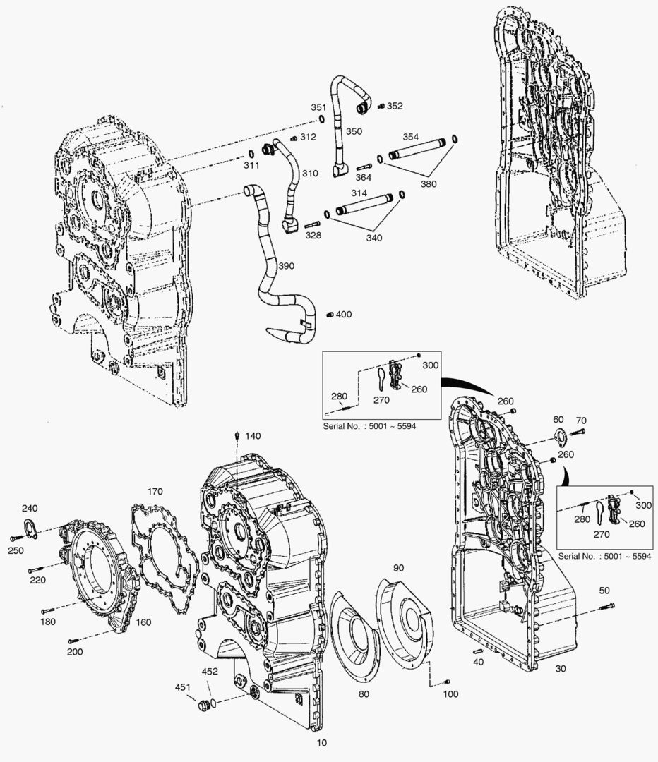 КОРПУС КОРОБКИ ПЕРЕДАЧ - ТРАНСМИССИЯ