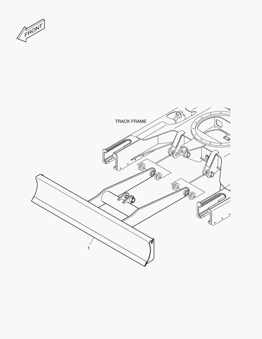 БУЛЬДОЗЕРНЫЙ ОТВАЛ - 1570 мм