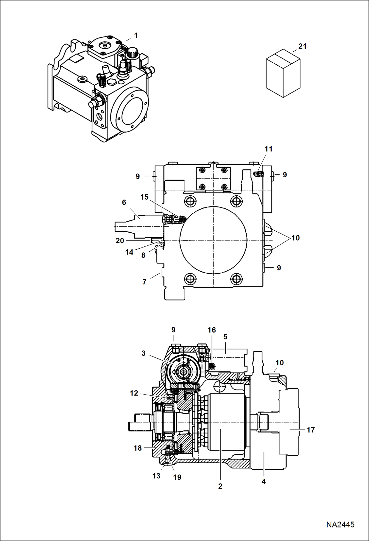 ГИДРОПРИВОДНОЙ НАСОС