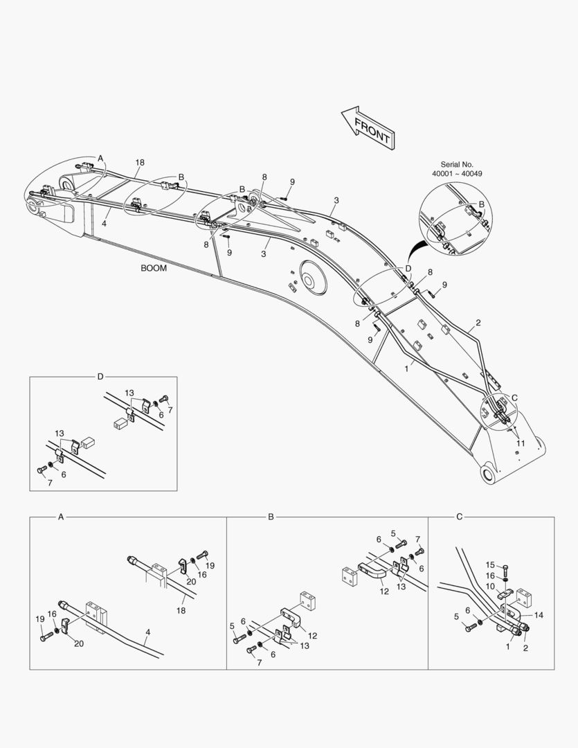 ГИДРОСИСТЕМА СТРЕЛЫ - СТРЕЛА 5.2 м(ВРАЩАЮЩИЙСЯ)