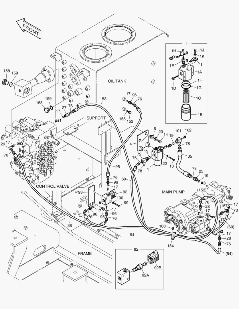 1330 PILOT PIPING(1) [1001~1039]