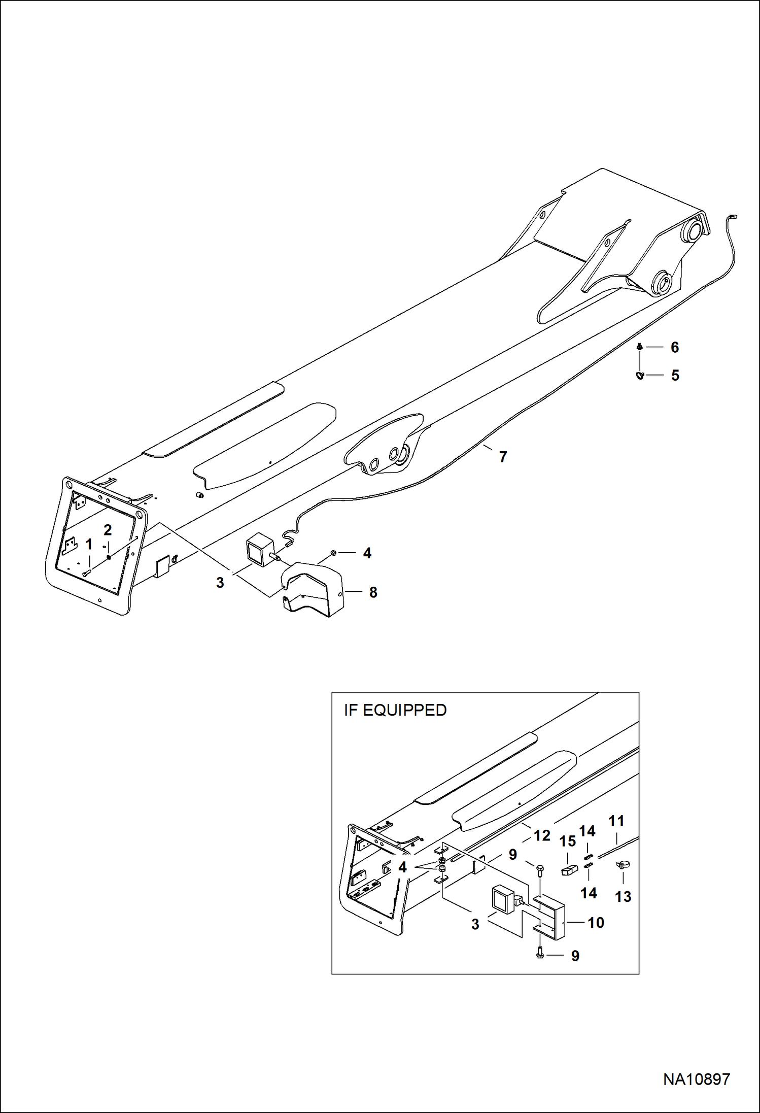 РАБОЧЕЕ ОСВЕЩЕНИЕ СТРЕЛЫ