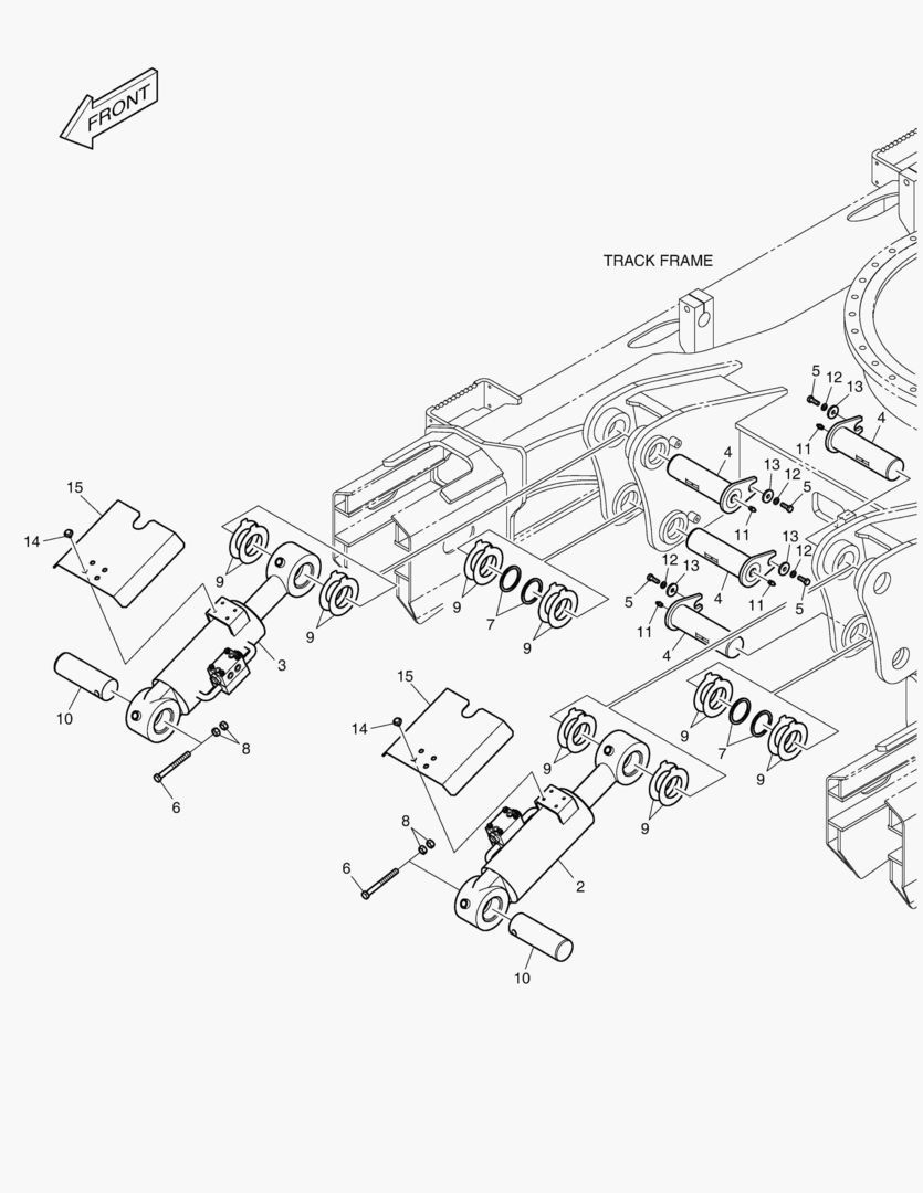 МОНТАЖ БУЛЬДОЗЕРА