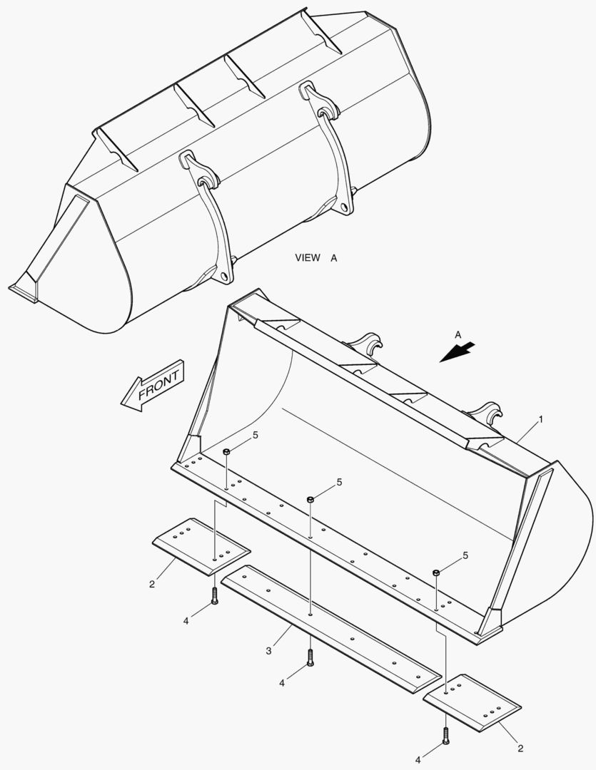 Спецтехника 5390 BUCKET - 1.9гЋҐ - QUICK COUPLER - главное фото