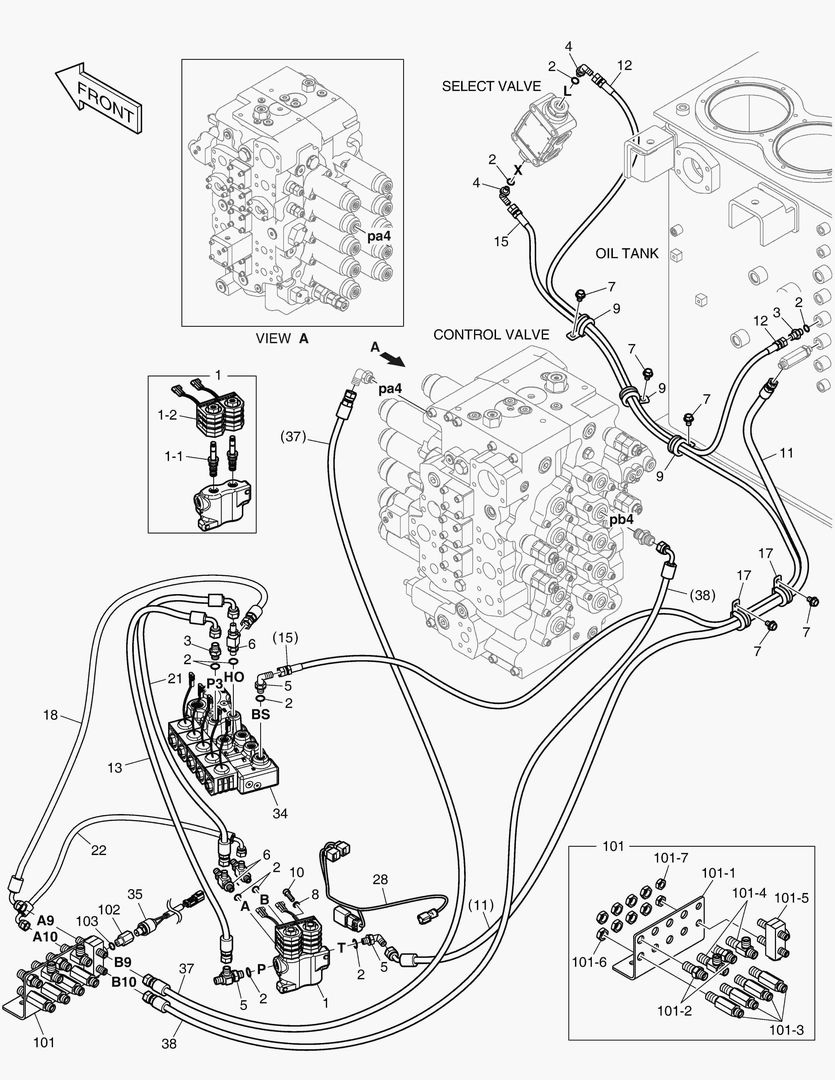ТРУБОПРОВОД СЕРВОУПРАВЛЕНИЯ - 2 ПУТИ(1)