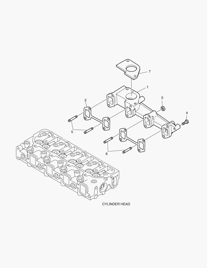 Спецтехника 025 EXHAUST MANIFOLD
