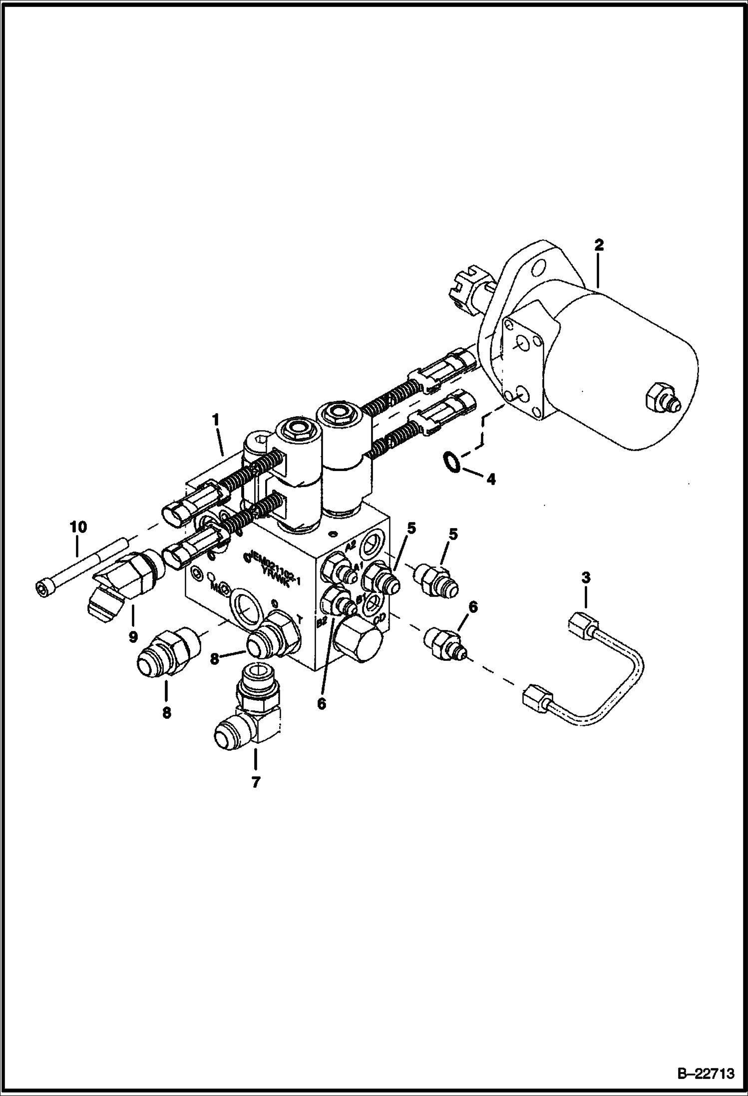 SB150 РОТОРНЫЙ СНЕГООЧИСТИТЕЛЬ (КЛАПАН И ДВИГАТЕЛЬ) (36-- 7134) (48-- 7133)