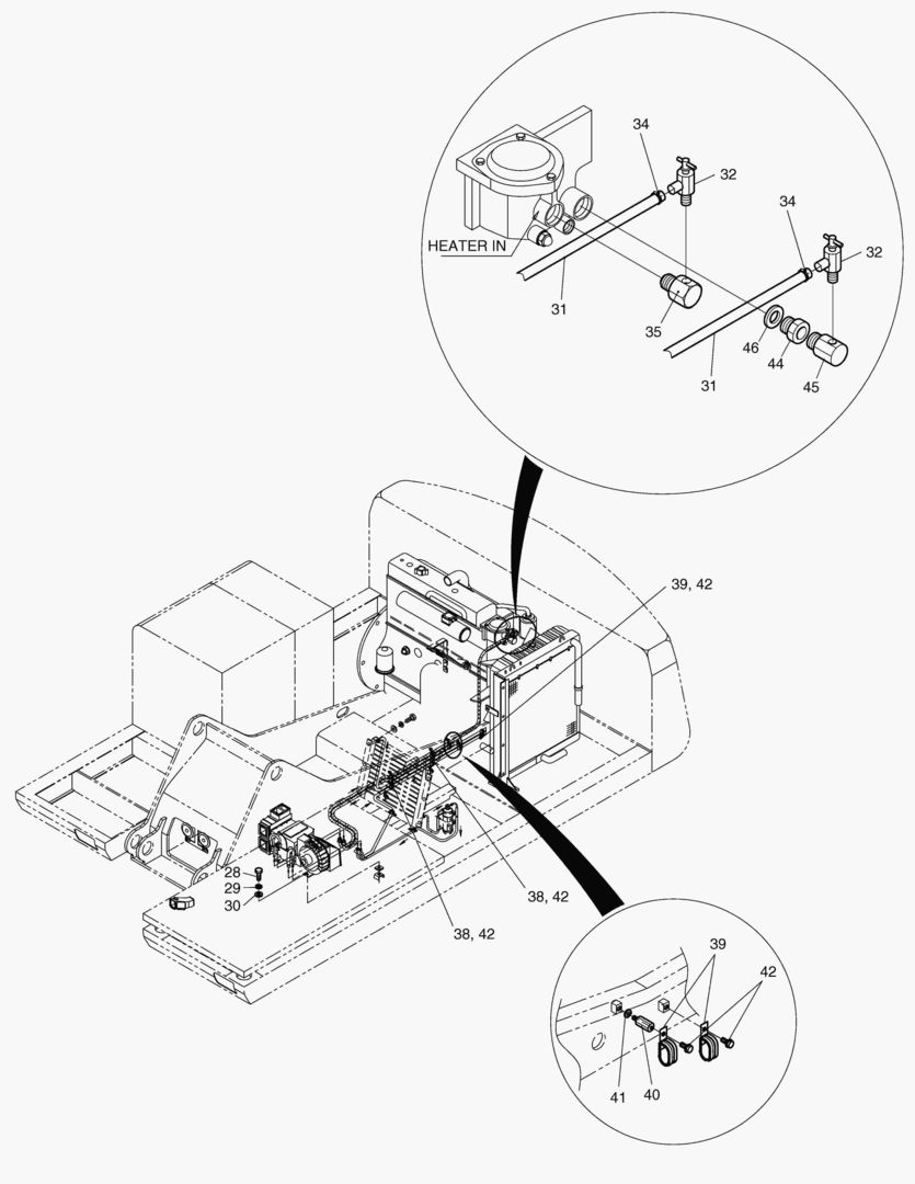 ТУБОПРОВОД ОБОГРЕВАТЕЛЯ