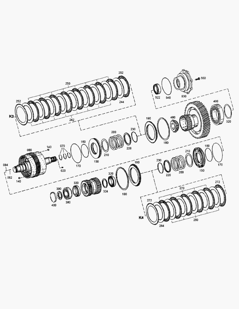 Схема G020-57 COUPLING K3 + K4 [513055~513086]