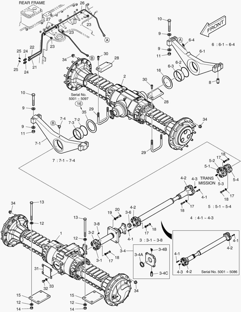 1150 AXLE & DRIVE SHAFT