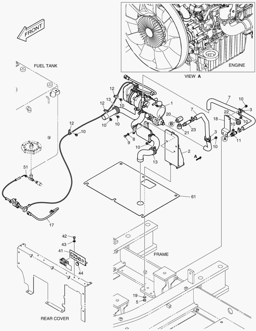 МОНТАЖ ДИЗЕЛЬНОГО НАГРЕВАТЕЛЯ