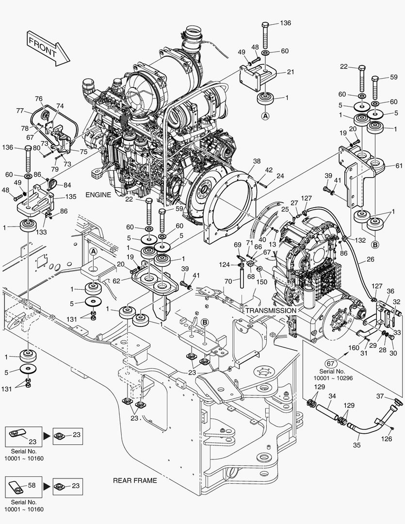 1150 ENGINE MOUNTING(3)
