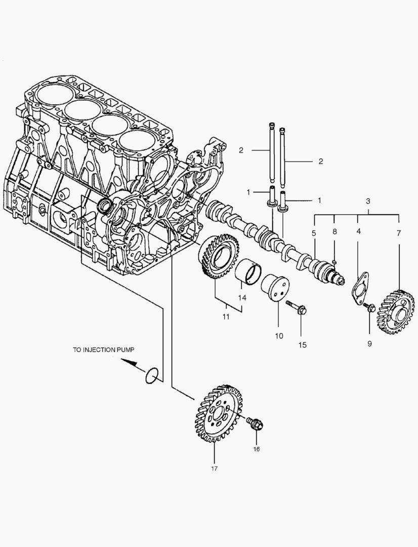 Схема 056 CAM SHAFT & DRIVING GEAR [31891~]
