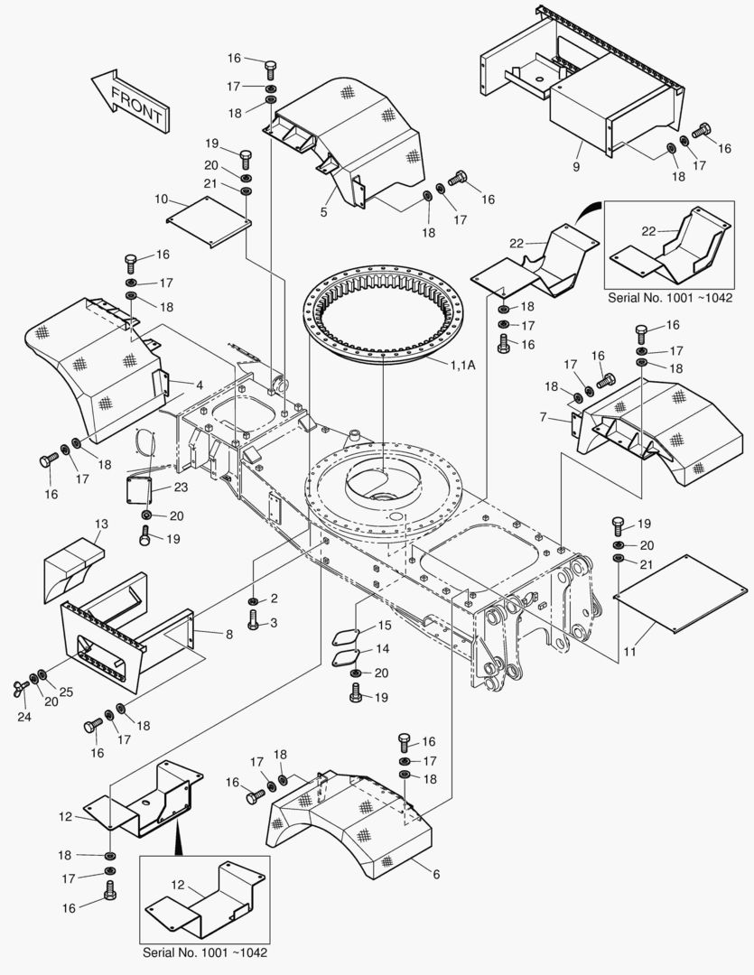 Спецтехника 2150 CHASSIS COMPONENTS [1001~1313]
