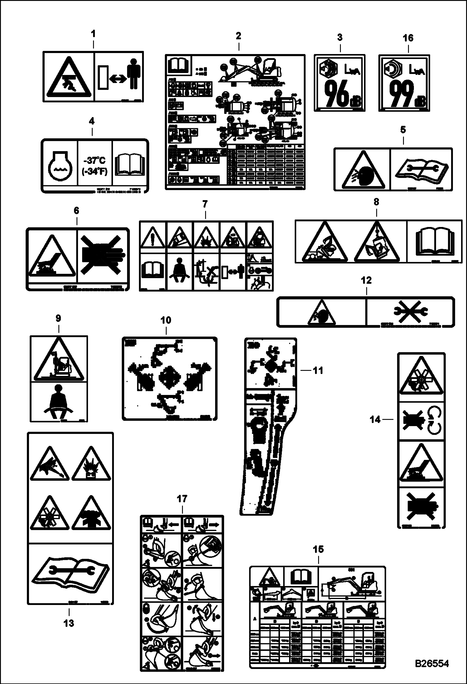 ПРЕДУПРЕЖДАЮЩИЕ ТАБЛИЧКИ (ESA БЕЗ ТЕКСТА)