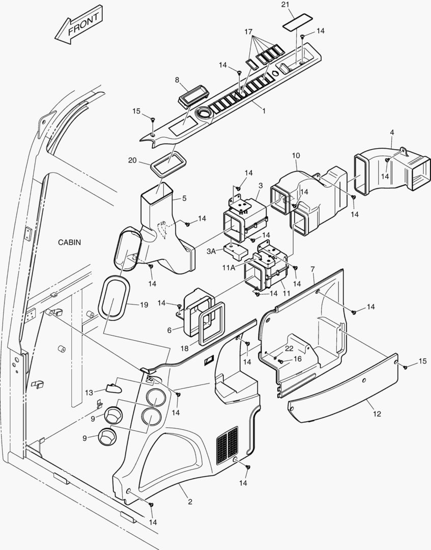 БОКОВАЯ КРЫШКА - ТРУБОПРОВОД