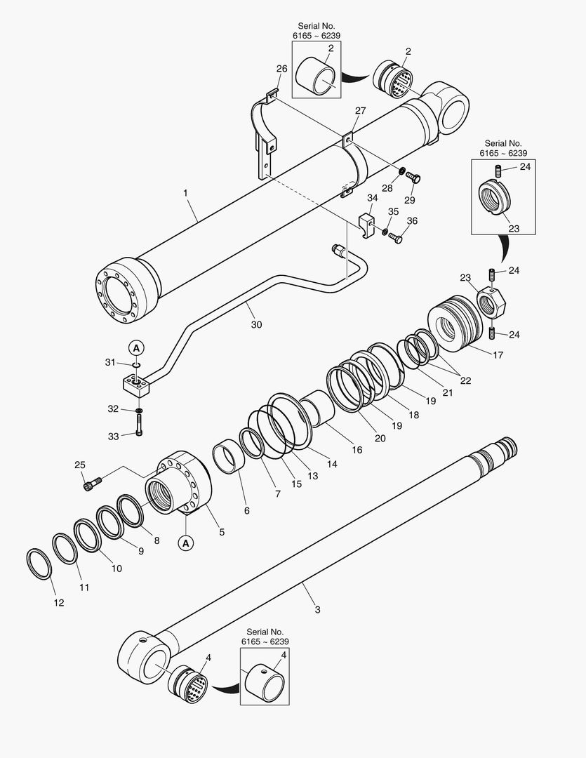 Спецтехника 4421 BOOM CYLINDER - L.H. (LOCK VALVE) ARTI. [6165~] - главное фото