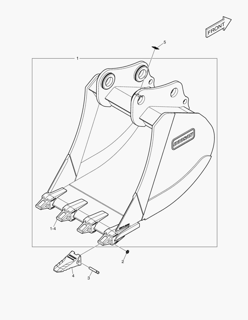 7200 BUCKET ASS`Y - 1.80mВі - H CLASS
