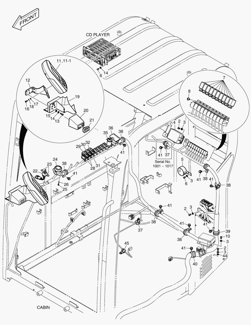 ЭЛЕКТРИЧЕСКИЕ ЗАПЧАСТИ - КАБИНА