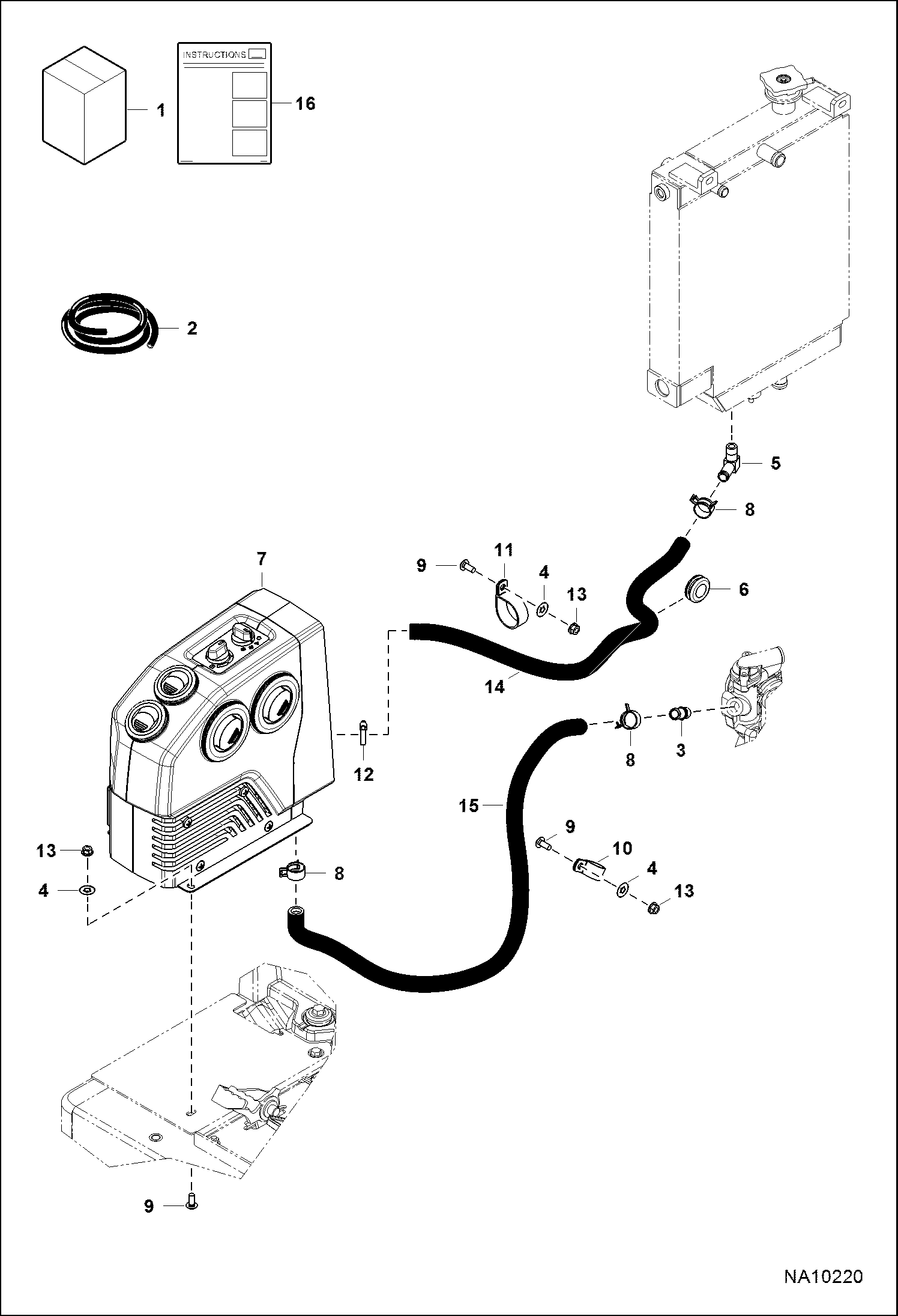КОМПЛЕКТ ОБОГРЕВАТЕЛЕЙ