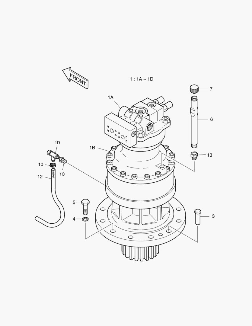 ПОВОРОТНОЕ УСТРОЙСТВО В СБОРЕ