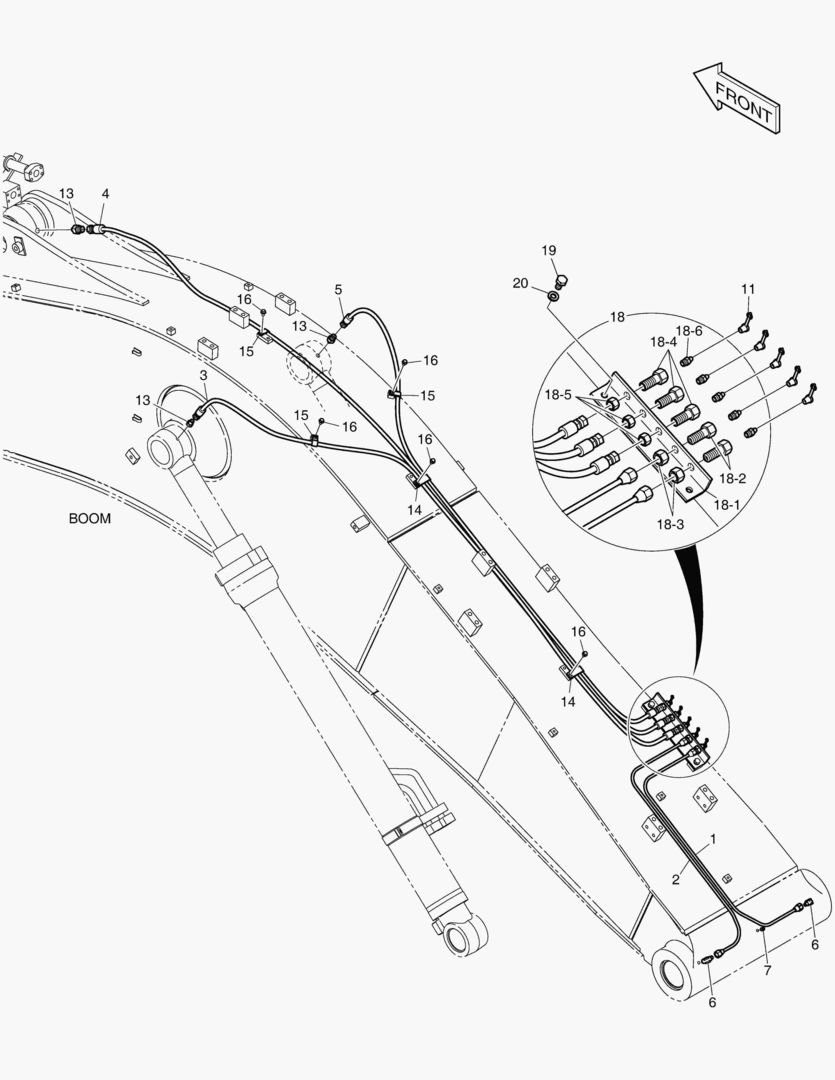 ТРУБОПРОВОД СМАЗОЧНОЙ СИСТЕМЫ - СТРЕЛА