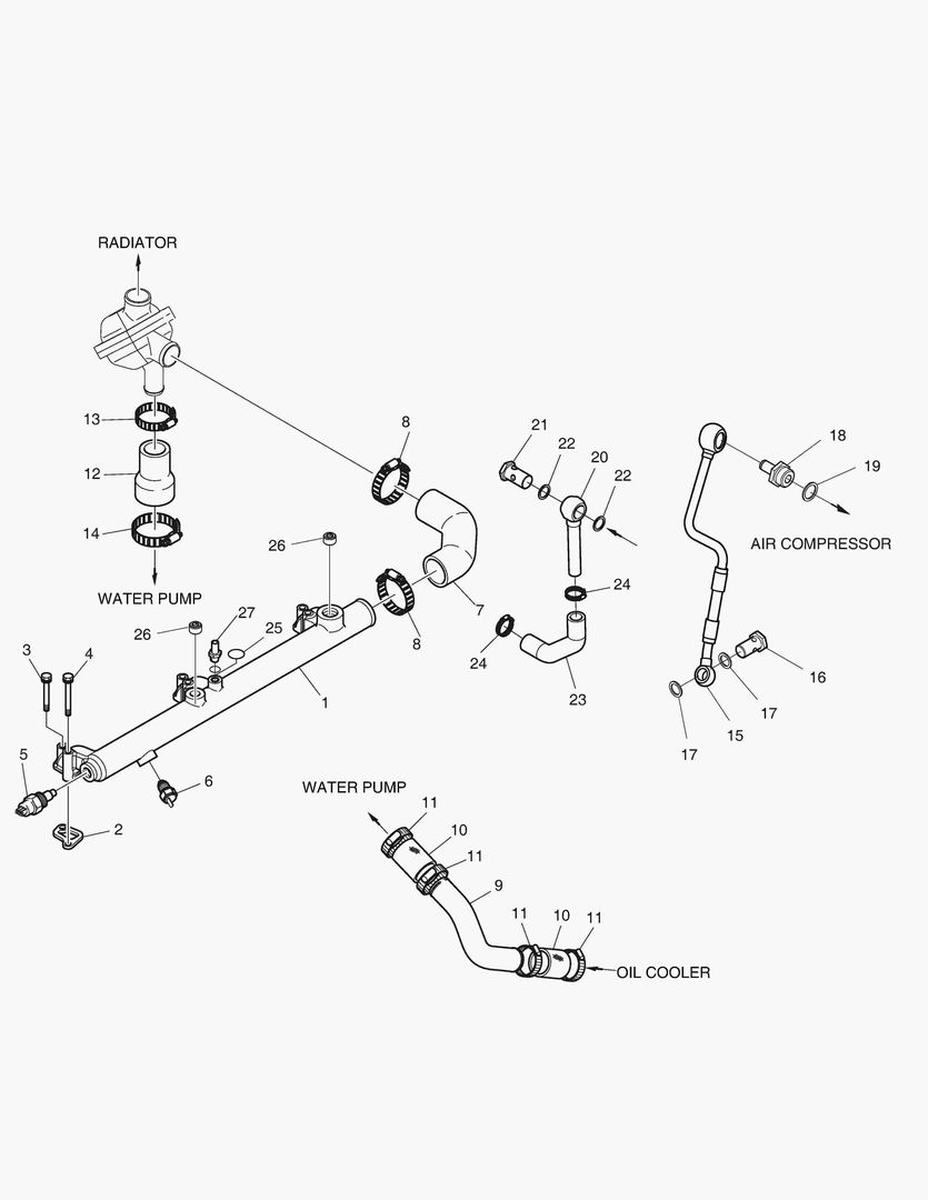 ТРУБА ВОДЯНОГО ОХЛАЖДЕНИЯ