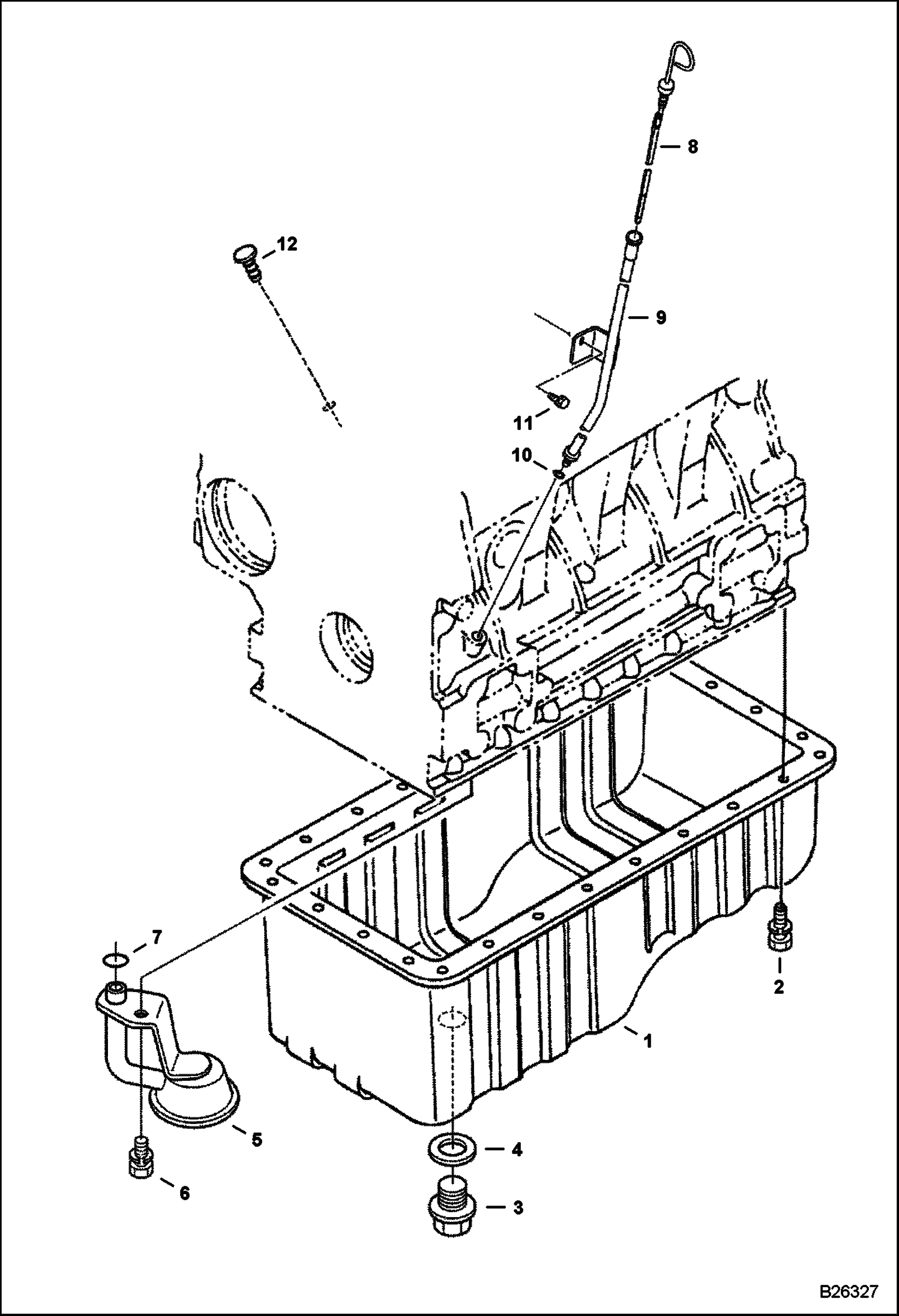 Схема МАСЛЯНЫЙ ПОДДОН