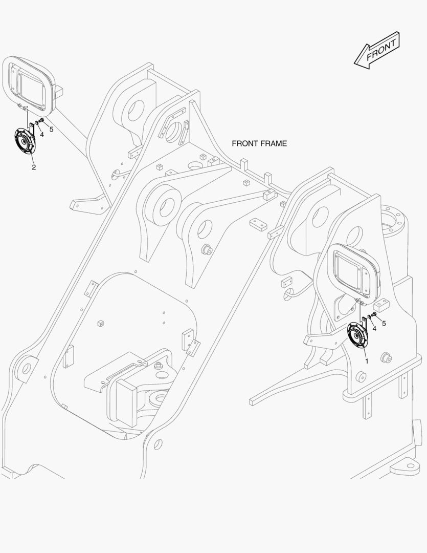 5840 ELECTRIC PARTS - FRONT(EUROPE)