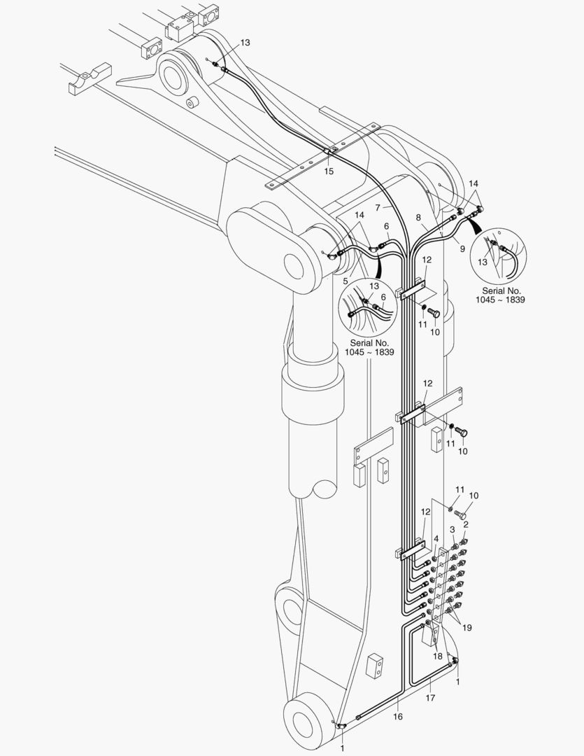 Спецтехника 7180 FRONT LUBRICATION PIPING-ARTI.BOOM [1045~] - главное фото