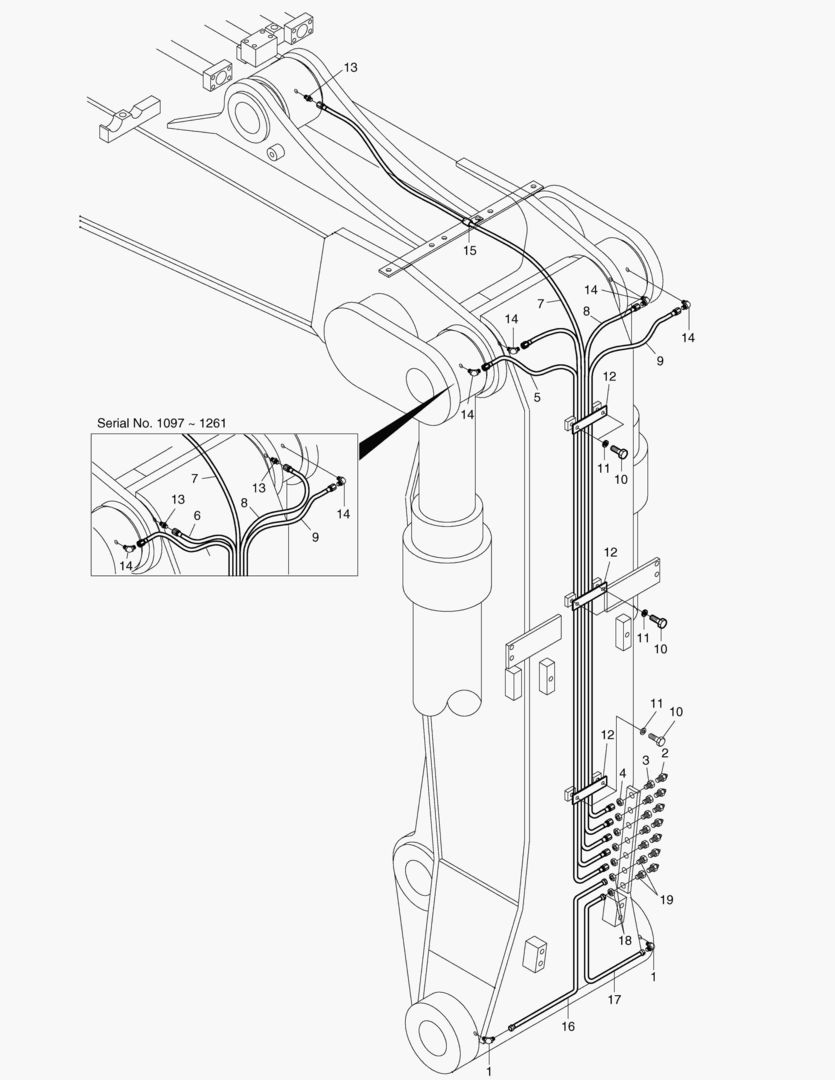 Спецтехника 6460 FRONT LUBRICATION PIPING-ARTI.BOOM [1097~] - главное фото