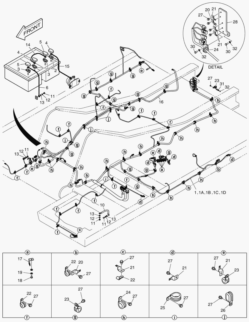 7760 ELECTRIC WIRING - ROPS [5001~6406]