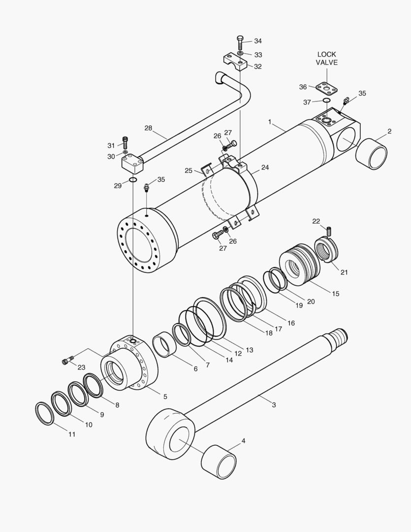 Спецтехника 4330 ARTI.BOOM CYLINDER-LOCK VALVE [1097~]