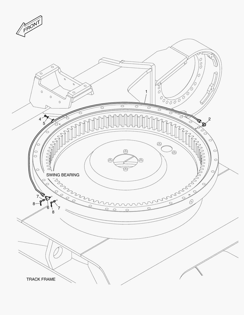 ТРУБОПРОВОД СМАЗОЧНОЙ СИСТЕМЫ