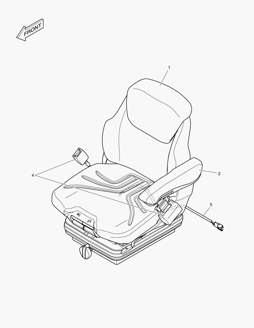 СИДЕНИЕ В СБОРЕ - МЕХАНИЧЕСКАЯ СИСТЕМА(ОБОГРЕВАТЕЛЬ)