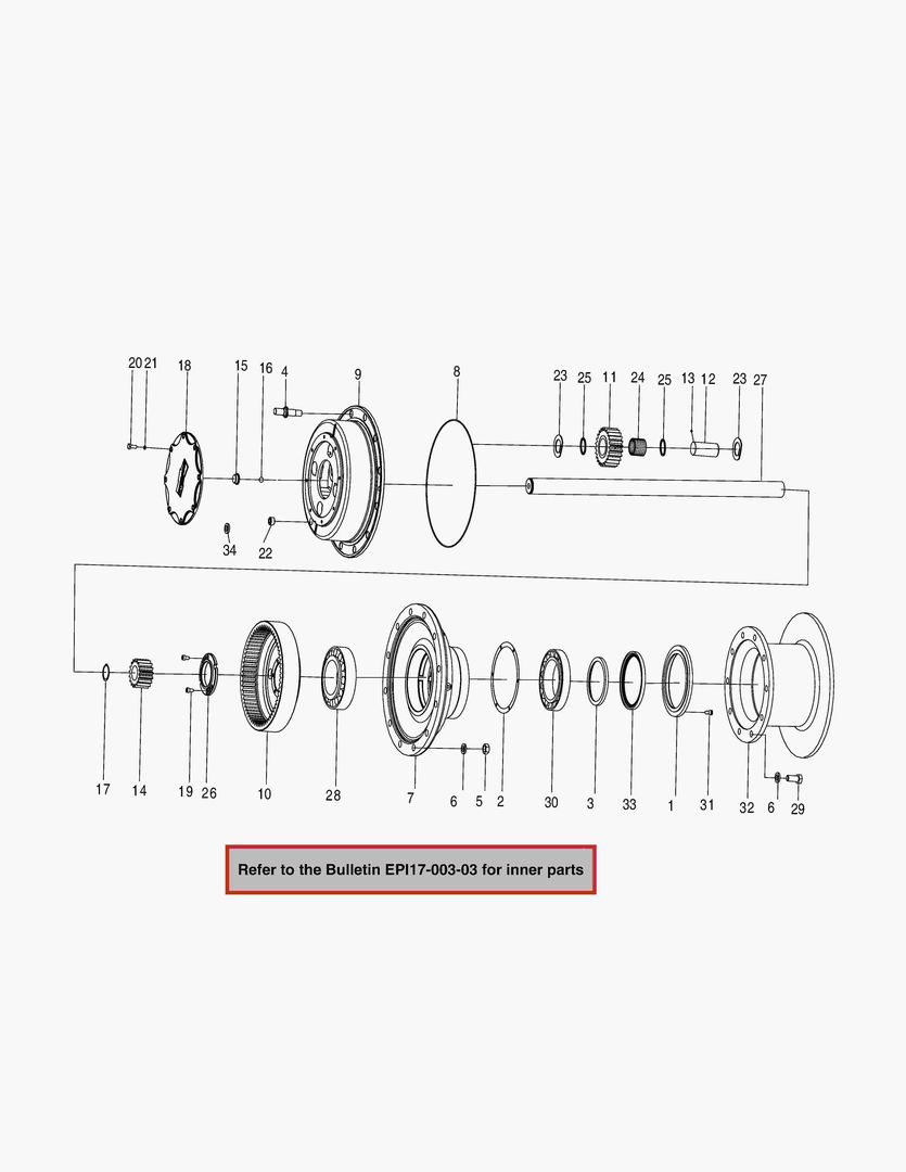 3420 AXLE ASS`Y - DRIVING AXLE ASS`Y(DISD) [10752~]