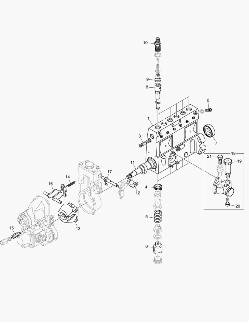 016A FUEL INJECTION PUMP INNER PARTS