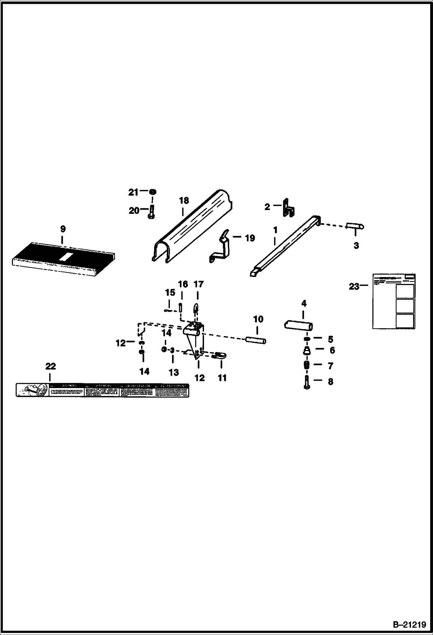 ОСТАНОВ ПОДЪЕМНОЙ РУКОЯТИ