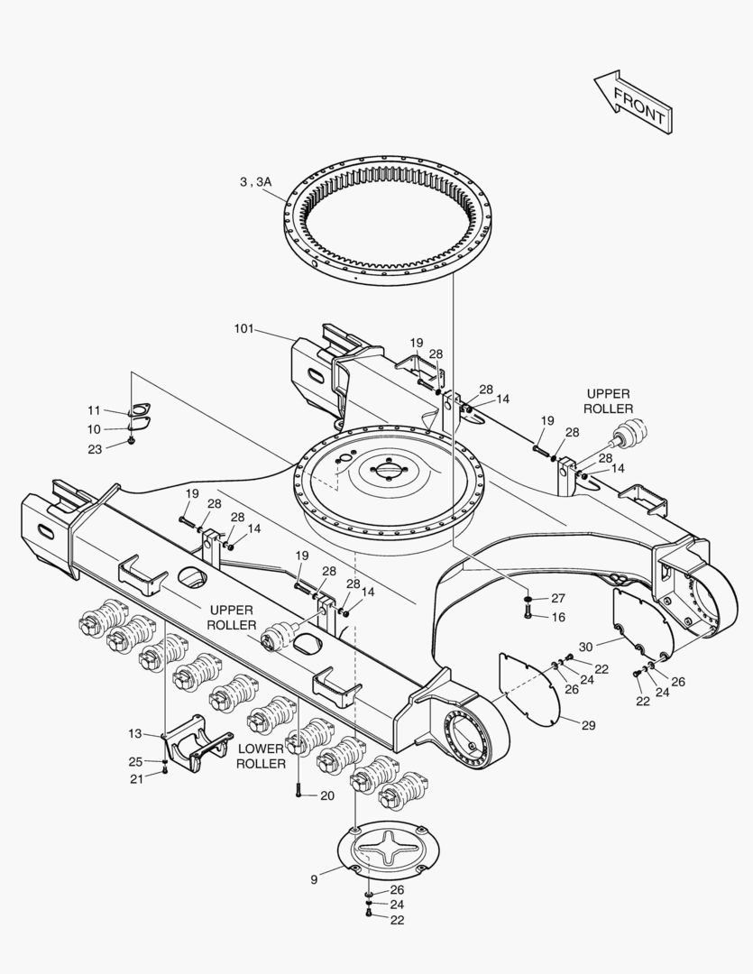 РАМА ГУСЕНИЦЫ