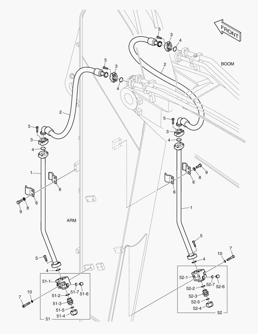 Спецтехника 6680 ARM PIPING - ARM 3.0m(ONE & TWO WAY) - главное фото