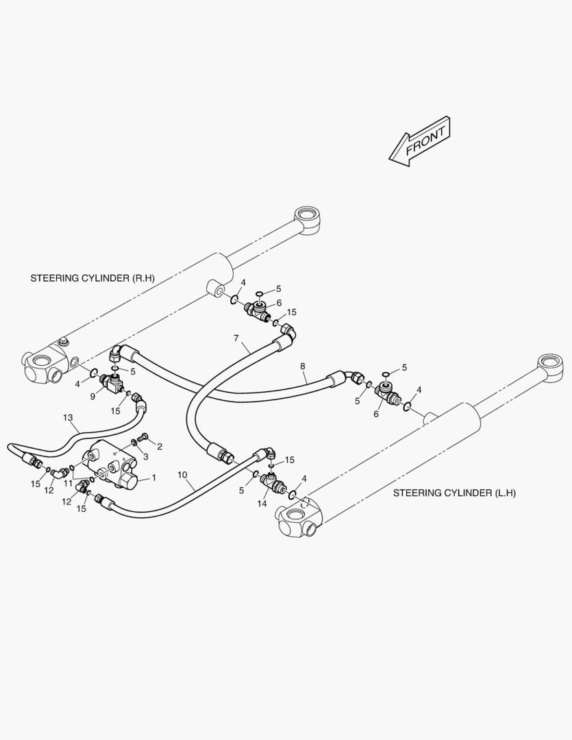 ПАТРУБКИ РУЛЕВОГО УПРАВЛЕНИЯ