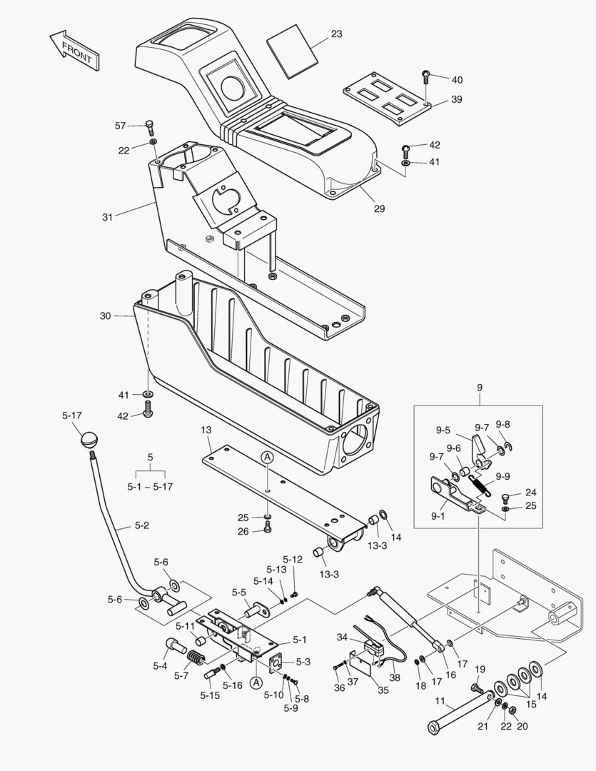 1373 CONTROL STAND(1)-L.H [686~]